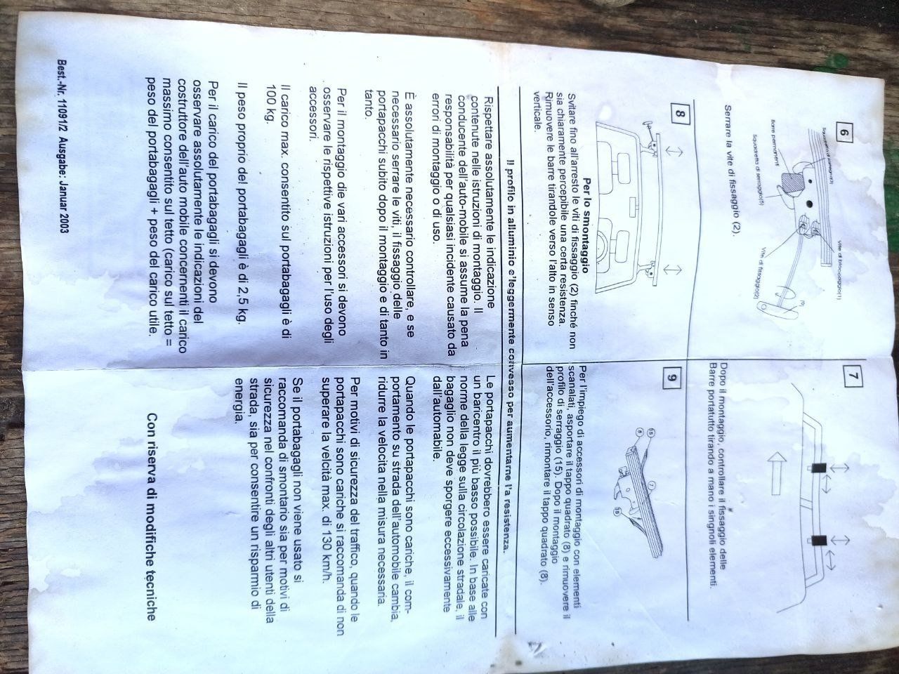 Portapacchi: Dachträger Audi A4 A6 – Usato da Gudo venduto da dispo3 3