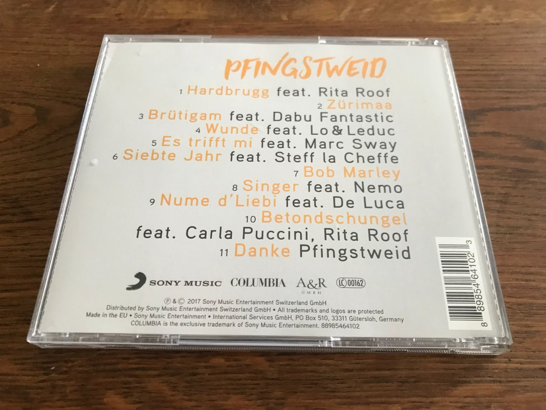 CD: DODO - Pfingstweid – Usato da Buchs AG venduto da Archie 1
