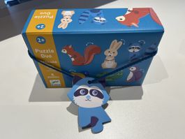 DJECO Puzzle Duo Articulo, 6 Tierpuzzle, Top Zustand!
