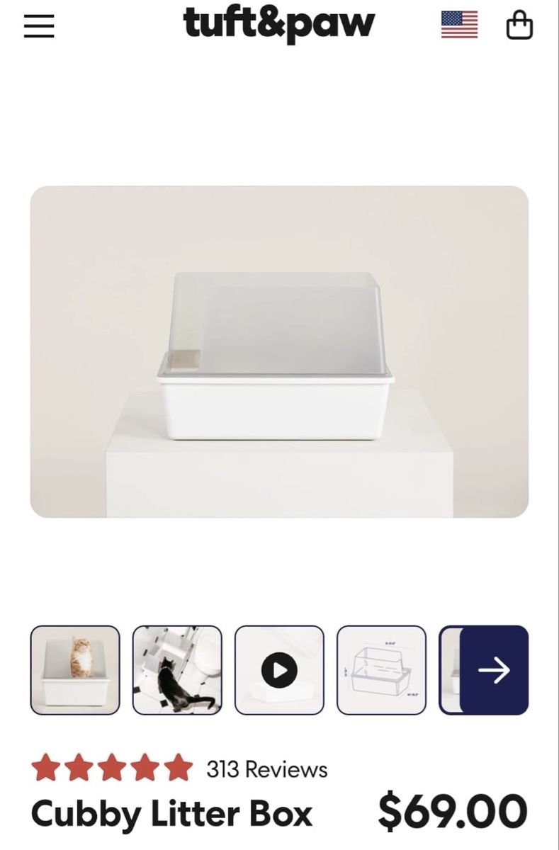 Sonstige Dekorationen & Accessoires: Cubby Litter Box / Litière pour cat – Neu (gemäss Beschreibung) aus Villars-le-Terroir von sim_67xw 3