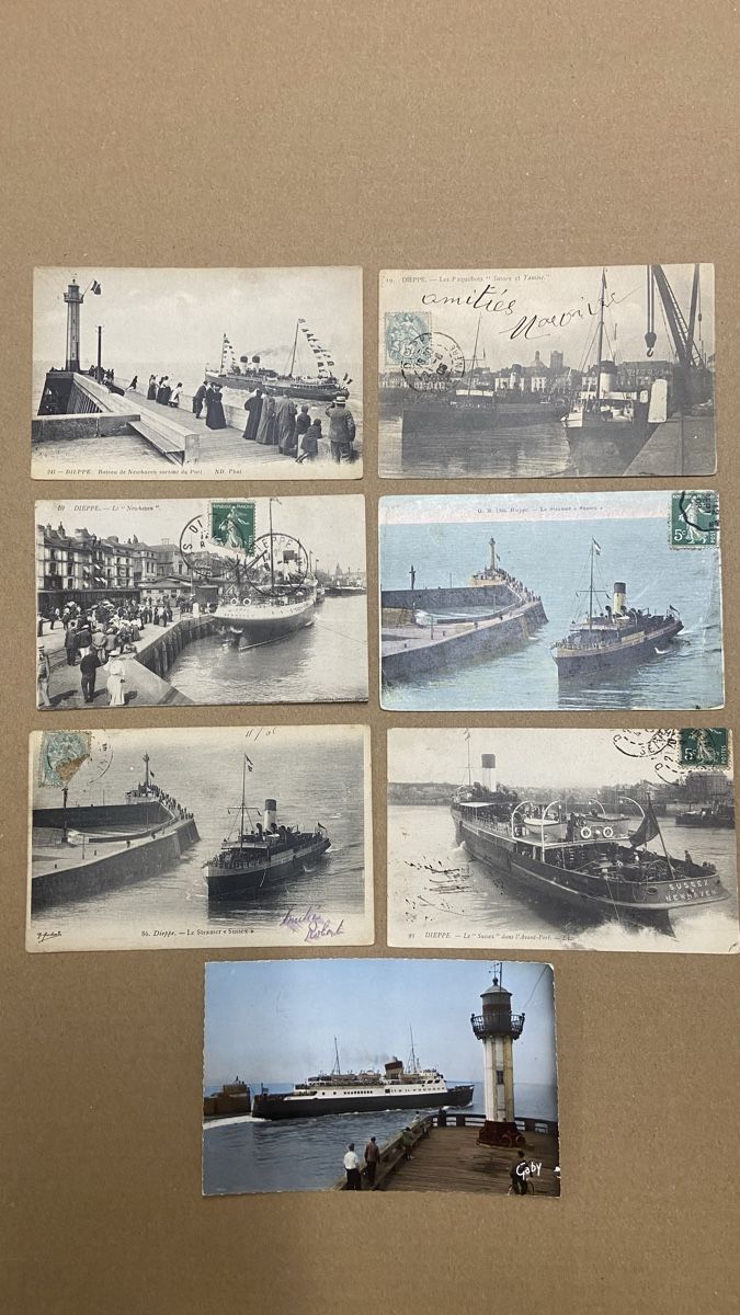 Cartoline postali: Dampfschiffe UK Newhaven - paquebot - steamer – Usato da Basel venduto da ste_rth9 4