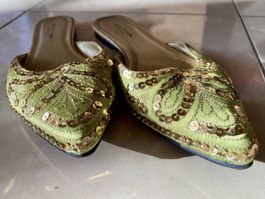Kenneth Cole Reaction Slipper, Grün, Grösse 38, wie neu! NY