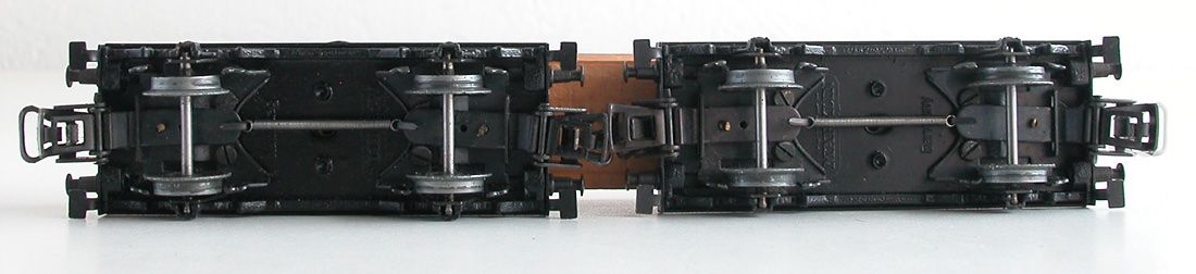 Märklin Modellini di ferrovie: Märklin Langholzwagen Spur H0 – Usato da Oberwil BL venduto da Klang 3