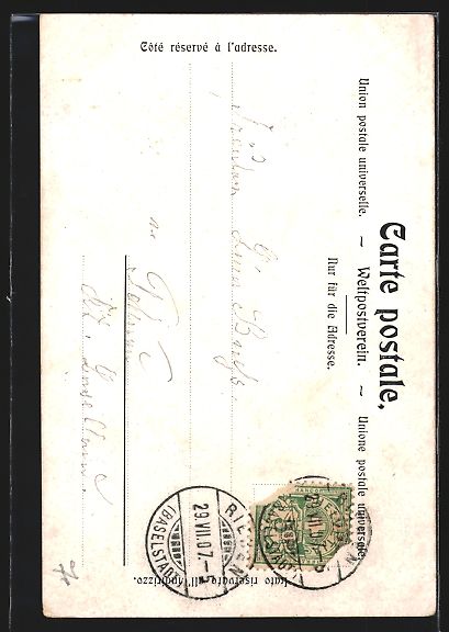 Cartoline postali: St. Chrischona, Kirche, Friedau – Usato da Berlin venduto da bartko-reher 1