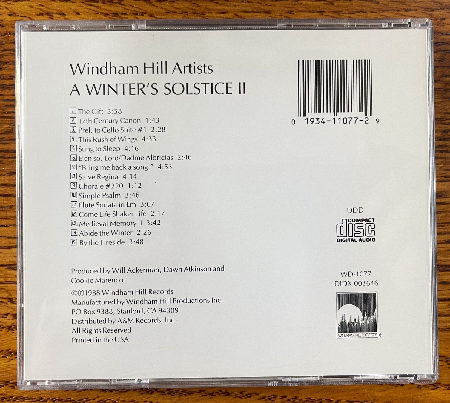 CDs: A Winter's Solstice II - WALDHAM HILLARTISTS CD – Gebraucht aus Oftringen von Vucki 1