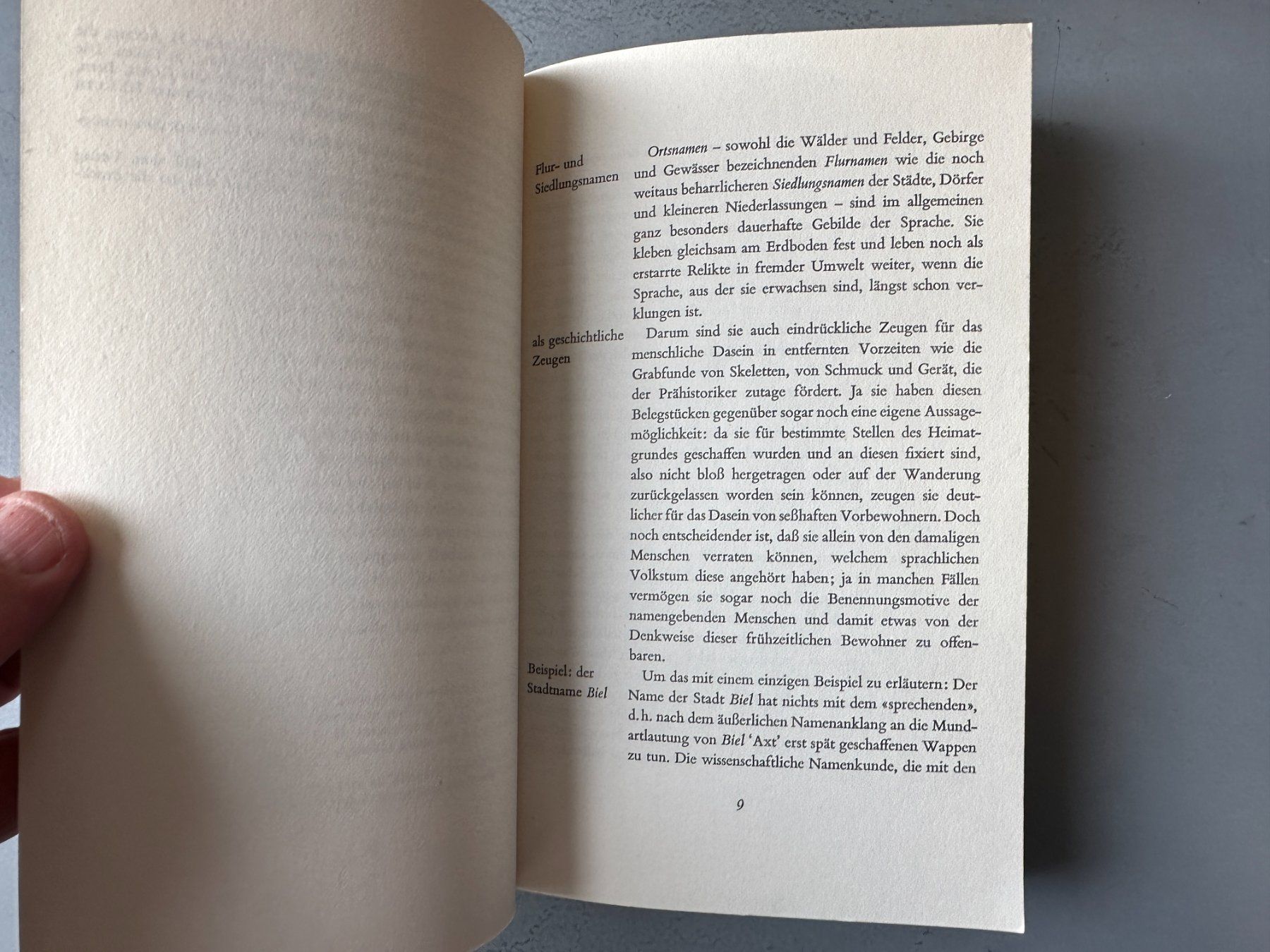 Libri: Paul Zinsli: Ortsnamen. – Usato da Zürich venduto da allp 2