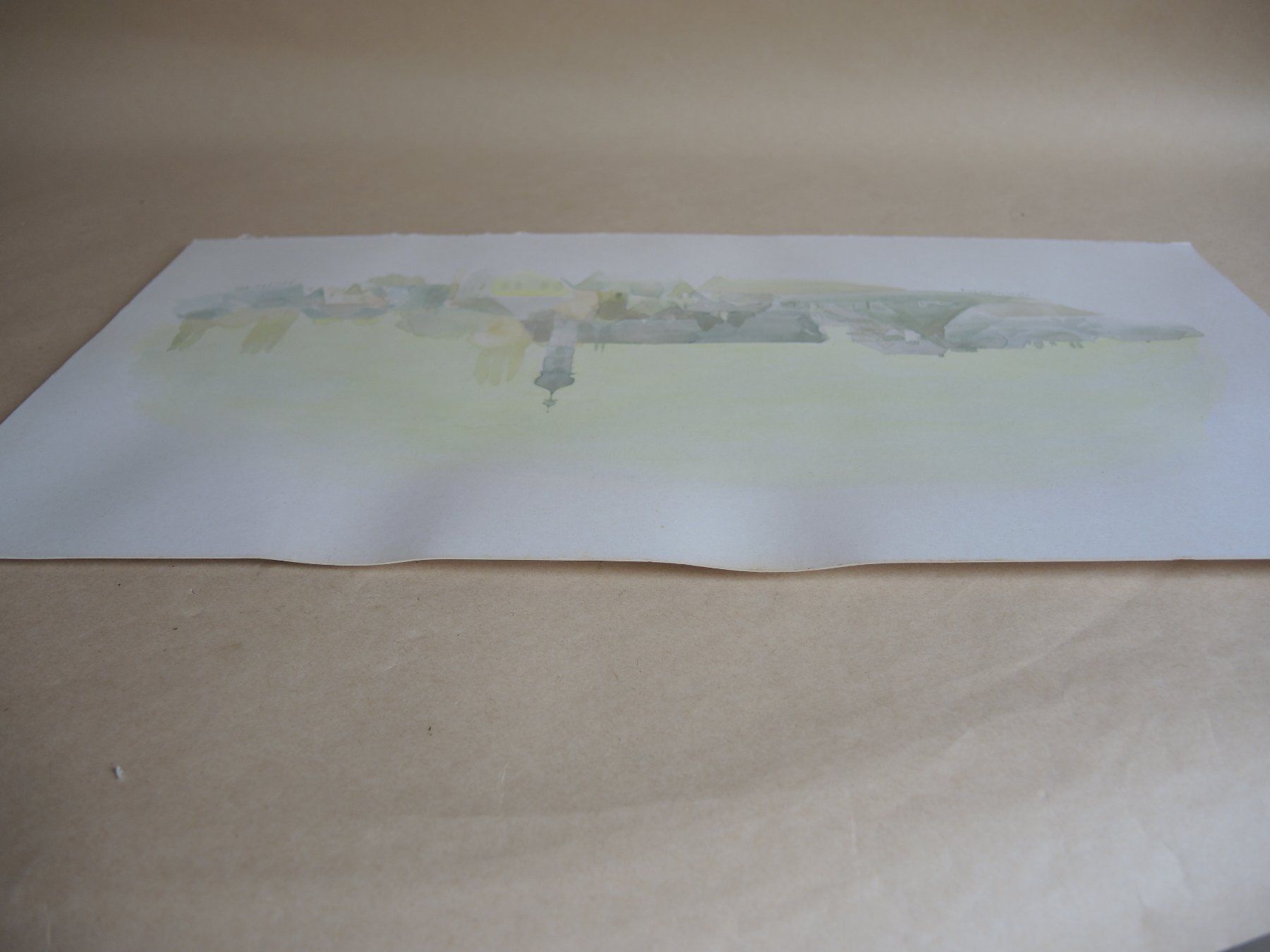 Poster & Bilder: Aquarell Kolumbanskirche Rorschach Kirche signiert Sutter – Gebraucht aus Rorschach von maeck8 7