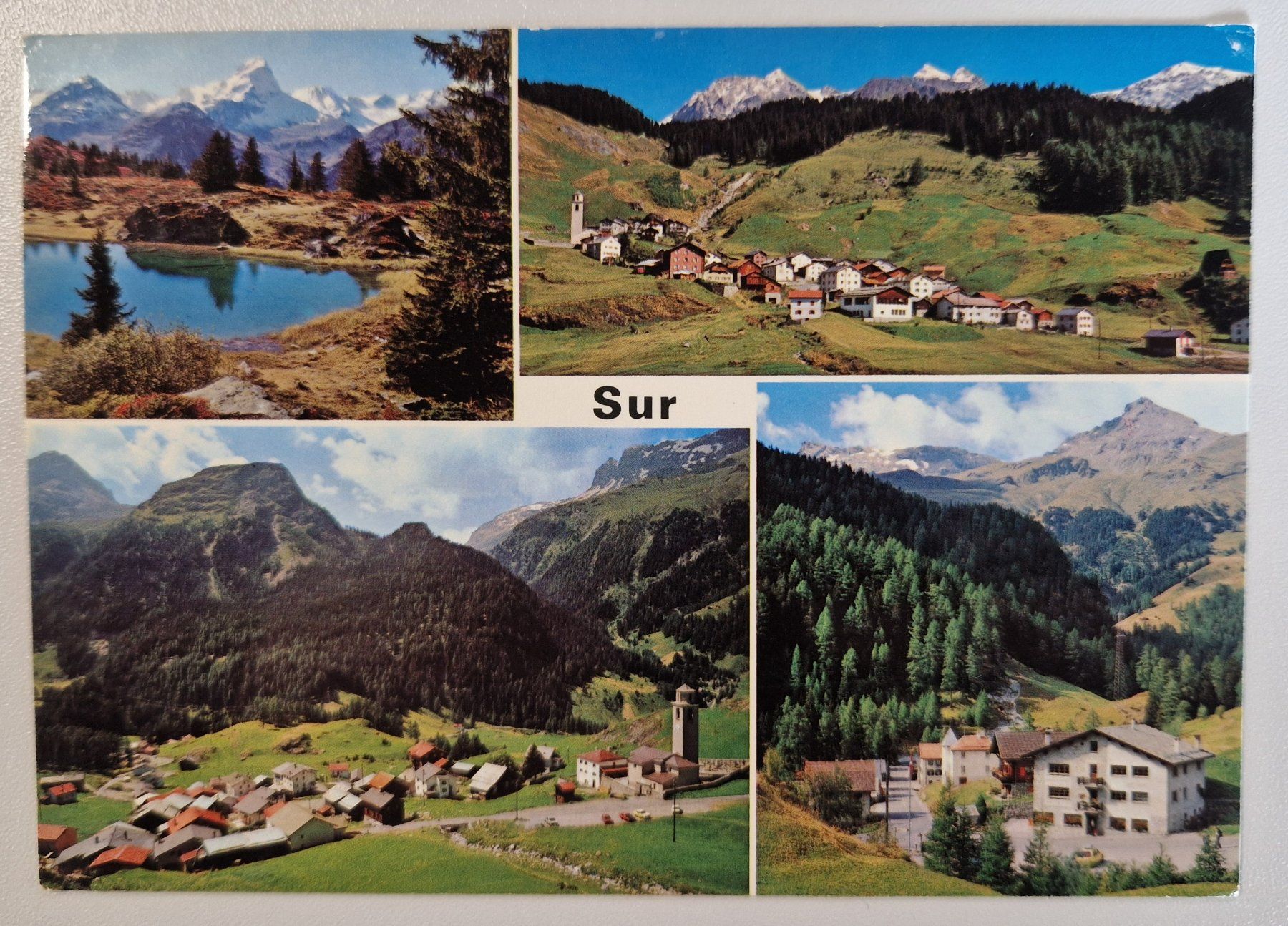 Cartoline postali: Sur, Graubünden 1989 – Usato da Melchnau venduto da Arthurius