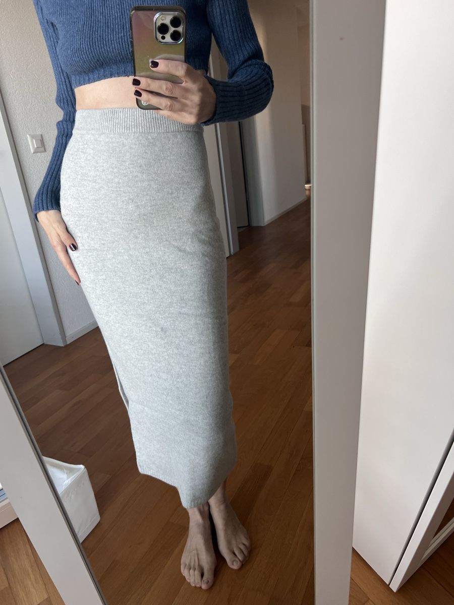 Gonne: Elegant Knitted Pencil Skirt – Usato da Goldau venduto da Kseniya123