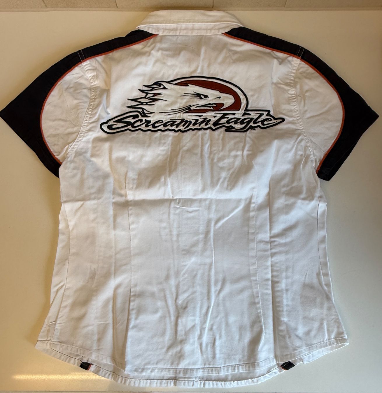 Harley-Davidson Camicette: Harley-Bluse, Damen, kurzarm, Grösse S – Usato da Steinhausen venduto da Erwa1 1