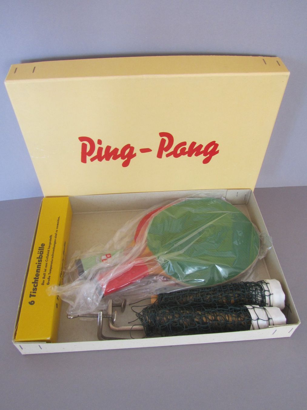 Giochi: Ping-Pong Set, vintage, komplett! – Nuovo (secondo la descrizione) da Seengen venduto da mikelele 1