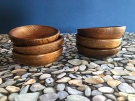 Schale Schälchen Holzschälchen Aperoschälchen 6 Stk