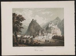Sion Tonlithographie von Cuvillier