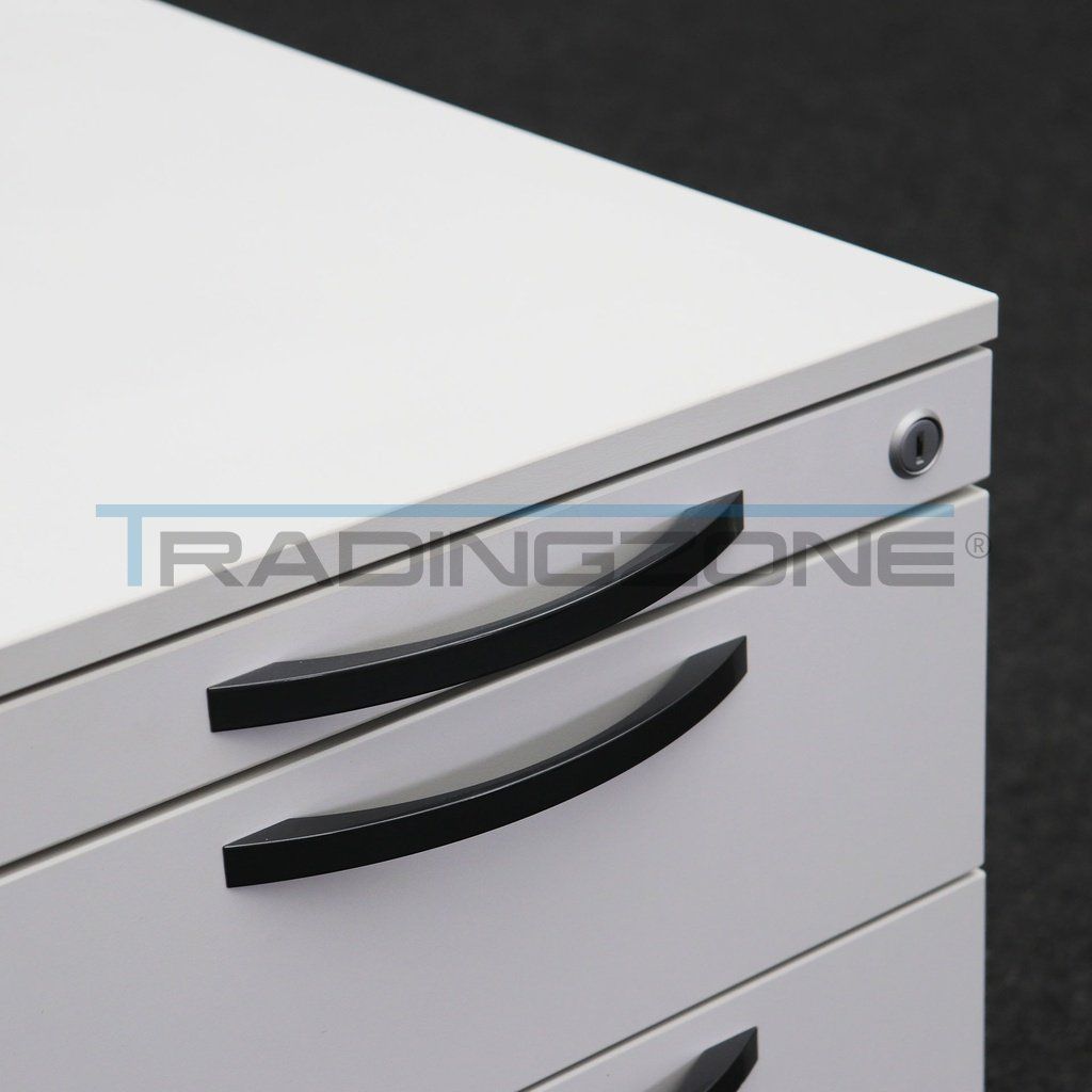 Eléments de bureau: Rollcontainer Steelcase Implicit Weiss mit 3 Schubladen – D'occasion à Regensdorf par Tradingzone 2