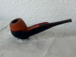 Vintage Pfeife WINDSOR Leder Genuine Briar Italy mit Ständer