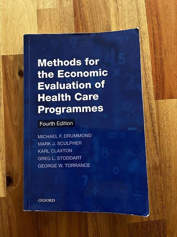 Libri: Methods for the Economic Evaluation o Health Care Programmes – Usato da Neuhausen am Rheinfall venduto da ram_kw6n