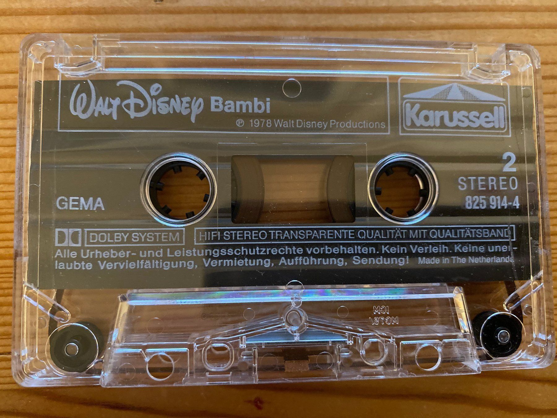 Musicassette: Kinderkassette – Bambi – Usato da St.Gallen venduto da kingsamas 5