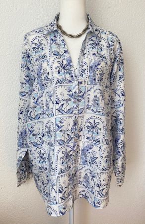 Leinenbluse von C&C Grösse L