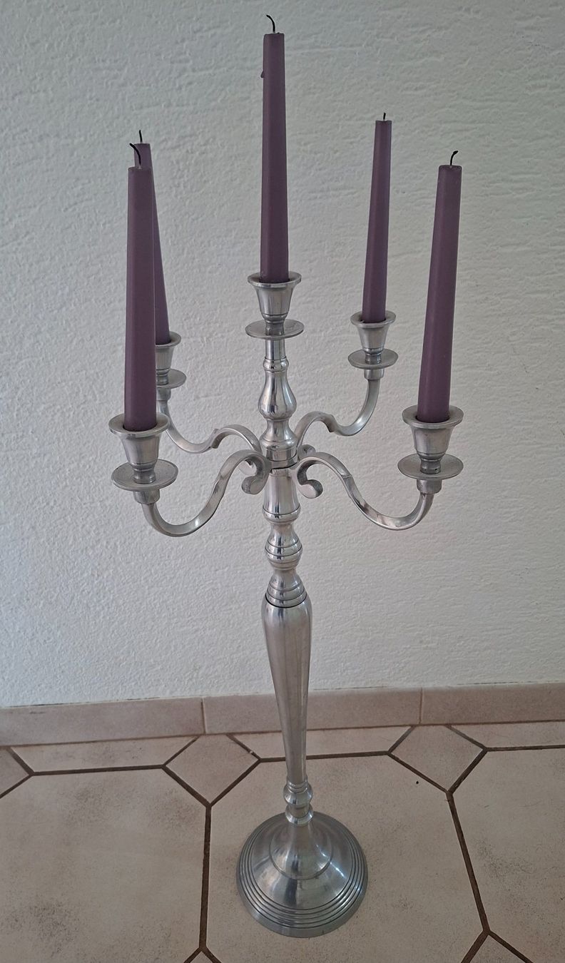 Bougeoirs: Kerzenständer 5-armig Metall – D'occasion à Ennetmoos par Mfurrer1