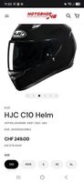 HJC C10 Helm Motorrad Integralhelm Schwarz Grösse S