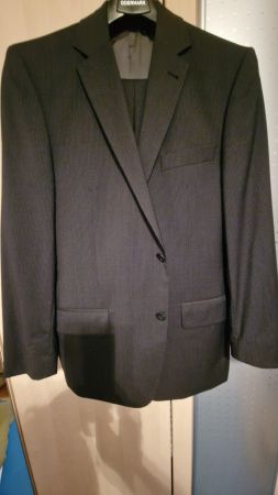 ELEGANTES DESIGNER ANZUG von ATELIER TORINO ANTHRAZİT GR:50