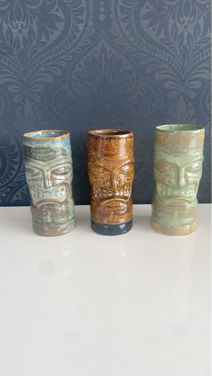 Tazze: 3 exotische Tiki mugs – Usato da Flawil venduto da KeJuNe