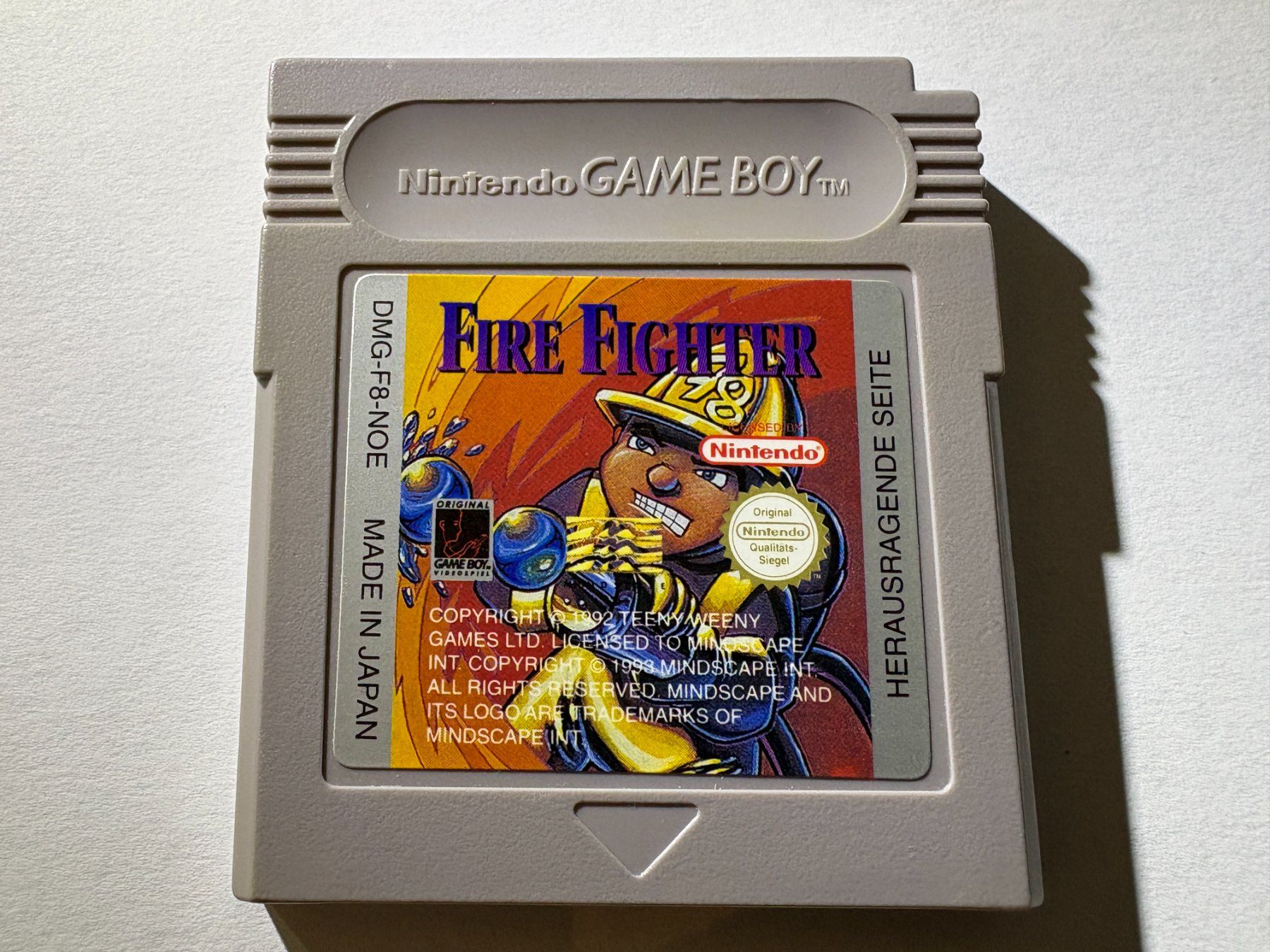 Nintendo Spiele: Fire Fighter - Nintendo Game Boy - NOE Modul - SELTEN – Gebraucht aus Zürich von VintagePalace