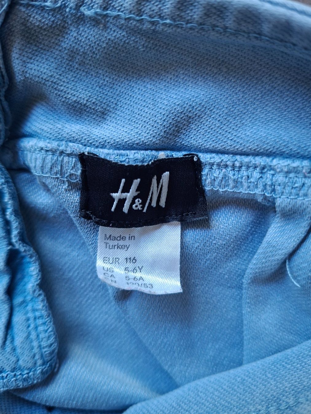 H&M Kleider & Röcke: Jeansrock hellblau mit Schleife Gr. 116 – Gebraucht aus Erlinsbach von pfunky 3