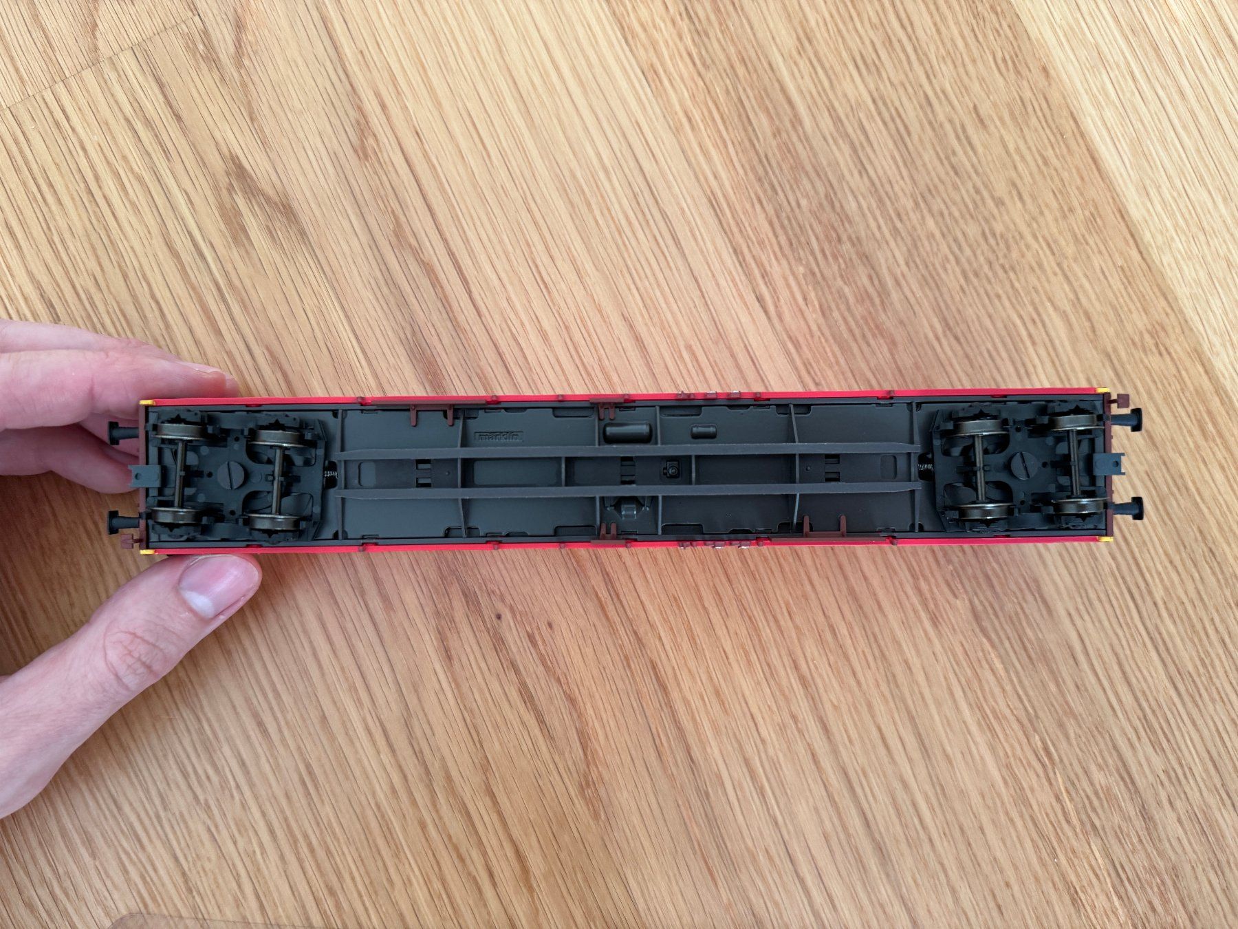 Märklin Modellini di ferrovie: Märklin 47105 DB Rils Schiebeplanenwagen H0 – Usato da Basel venduto da szbdsfrjs 6