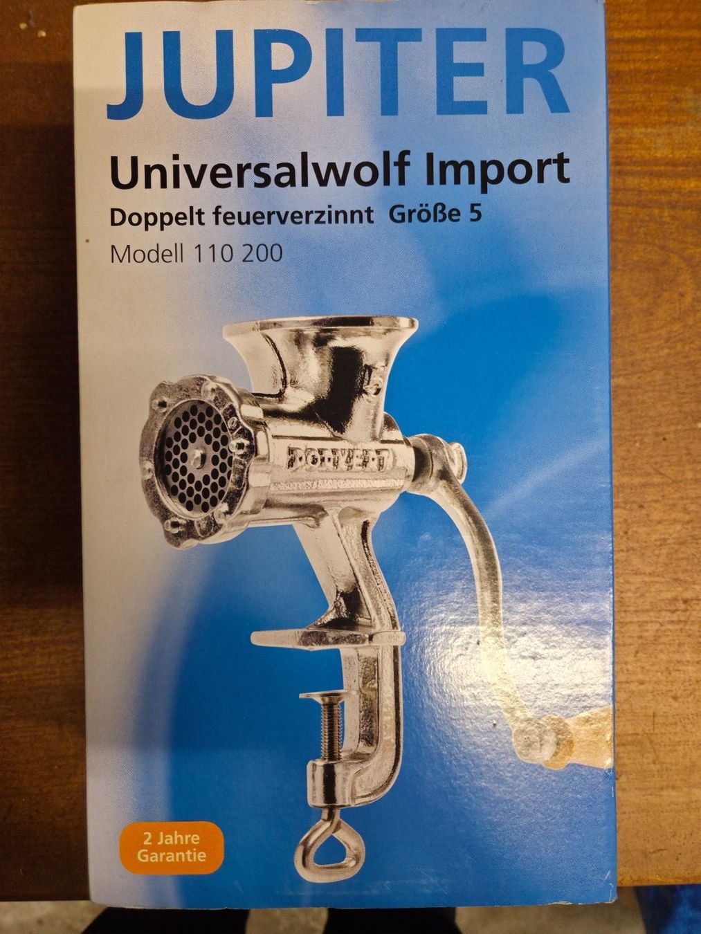 Jupiter Elettrodomestici da cucina: Jupiter Universalwolf Import Fleischwolf - Grösse 5 – Nuovo e nell'imballaggio originale da Vaglio venduto da Dabia