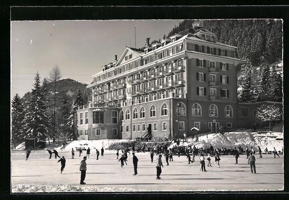 Cartoline postali: AK Adelboden, Hotel Nevada Palace – Usato da Berlin venduto da bartko-reher
