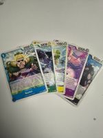 One Piece Sammelkarten Set 5 Karten guter Zustand