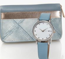 Geldbörse und Uhr im Set