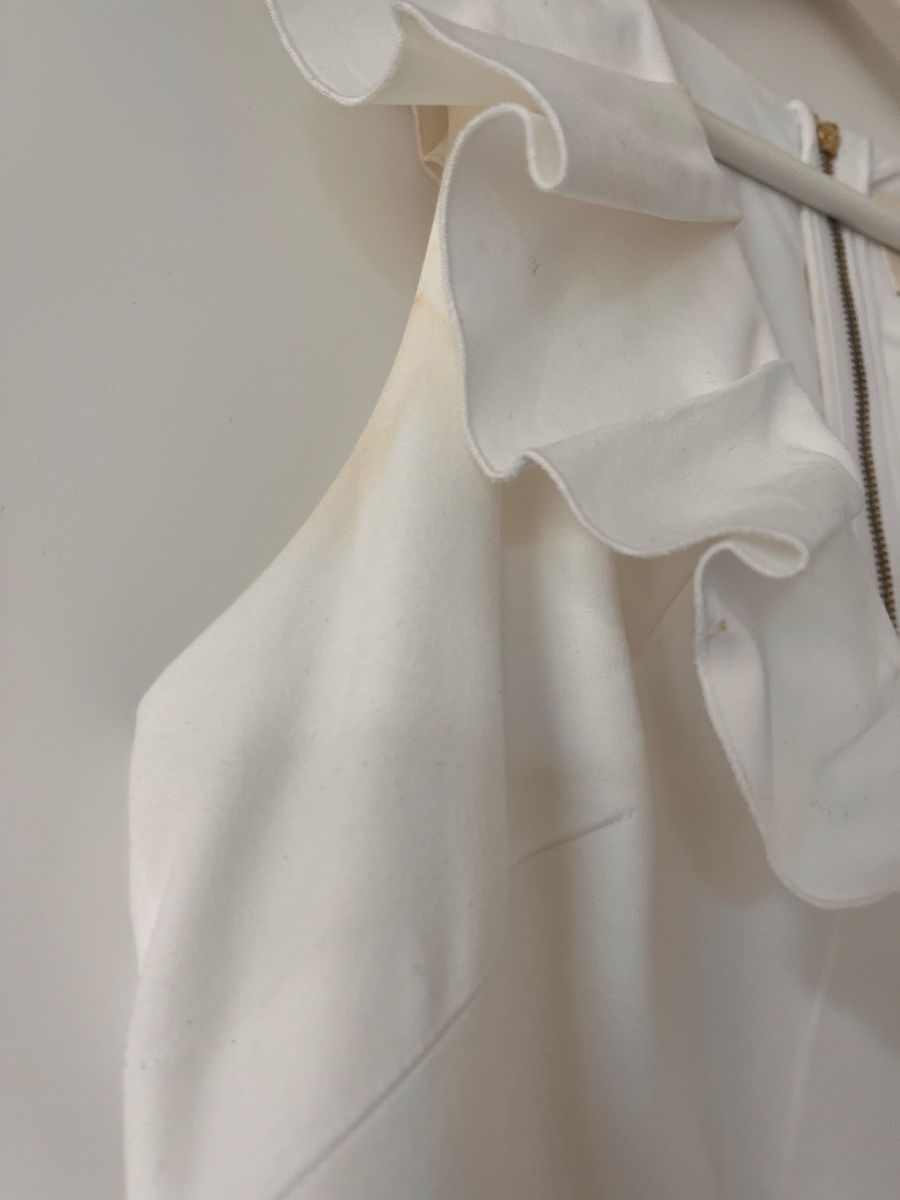 Kate Spade Vestiti: Kate Spade white ruffle dress size M EU40 – Usato da Luzern venduto da ycg_2nr9 7