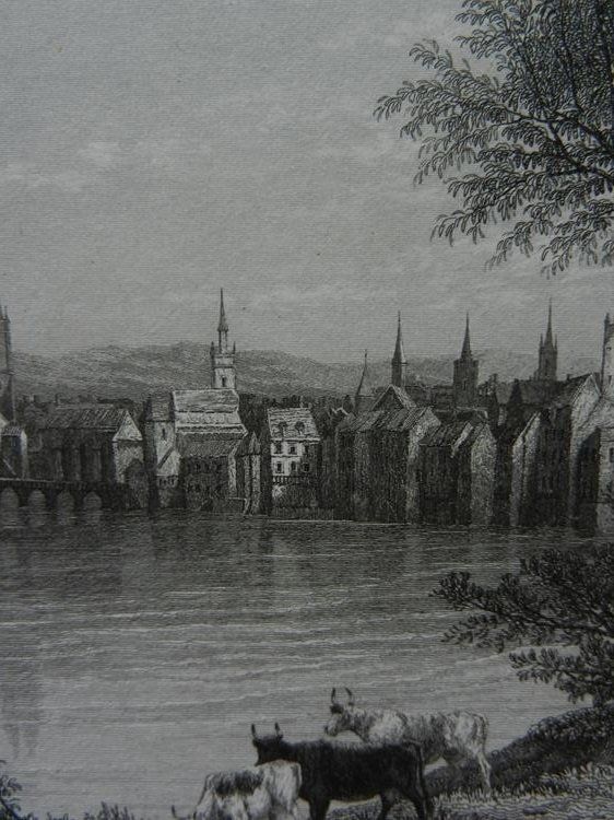 Gravures: Vue de Bâle Basel – D'occasion à Risch par Rischli15 6