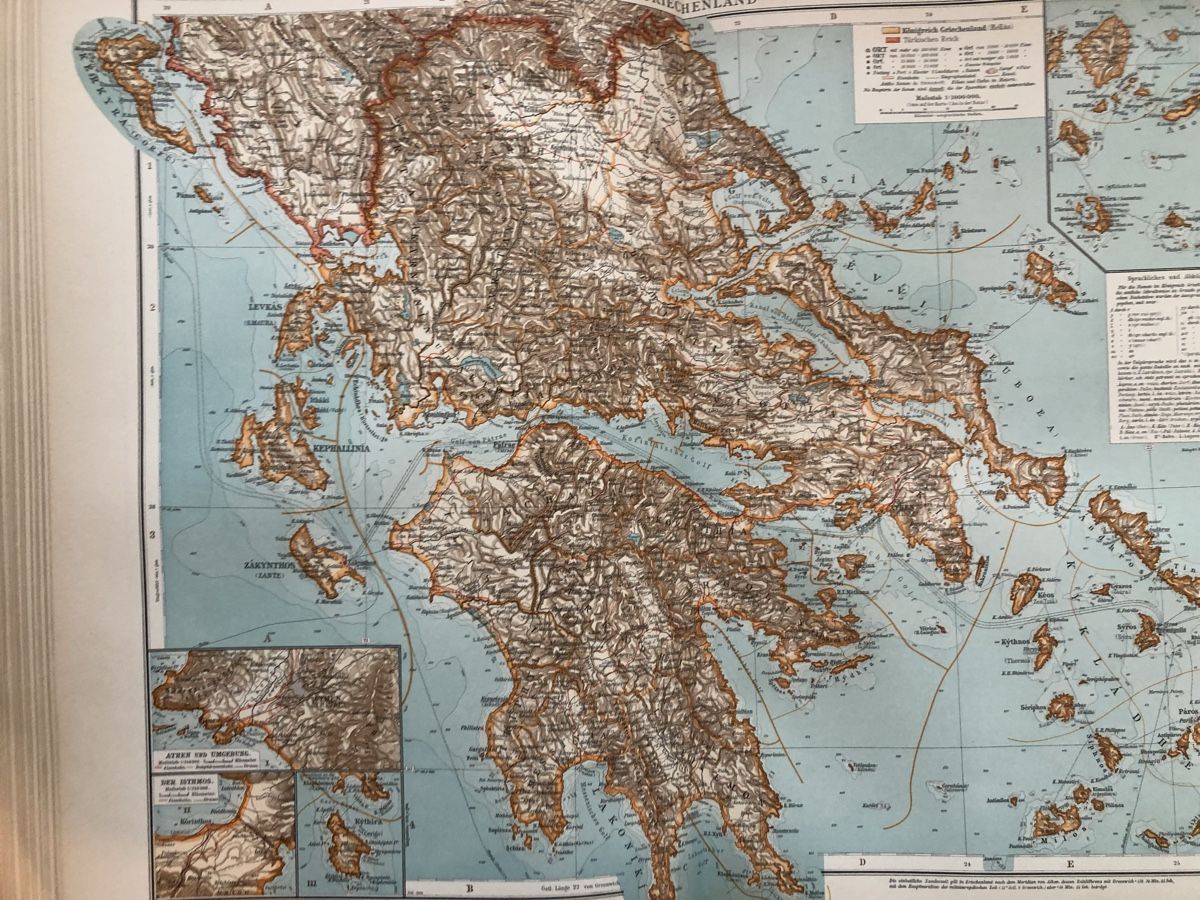 Libri: Handatlas ANDREES aus dem Jahre 1908 – Usato da Solothurn venduto da Heso11 5