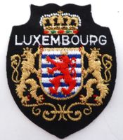 Stoffabzeichen Luxembourg 6,5x8 cm