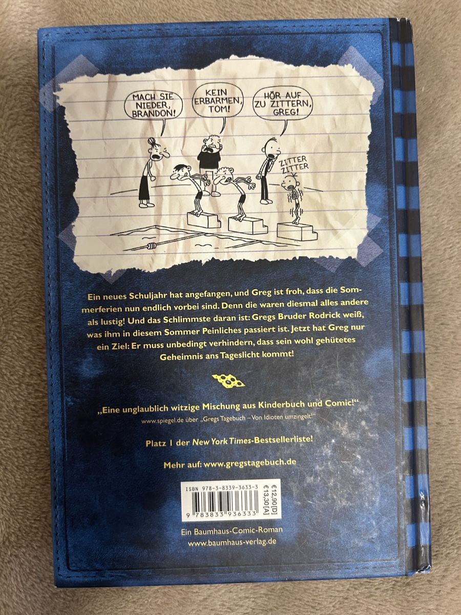 Fumetti: Greg's Tagebuch 2  Jeff Kinney – Nuovo (secondo la descrizione) da St. Gallen venduto da nakicoki 1