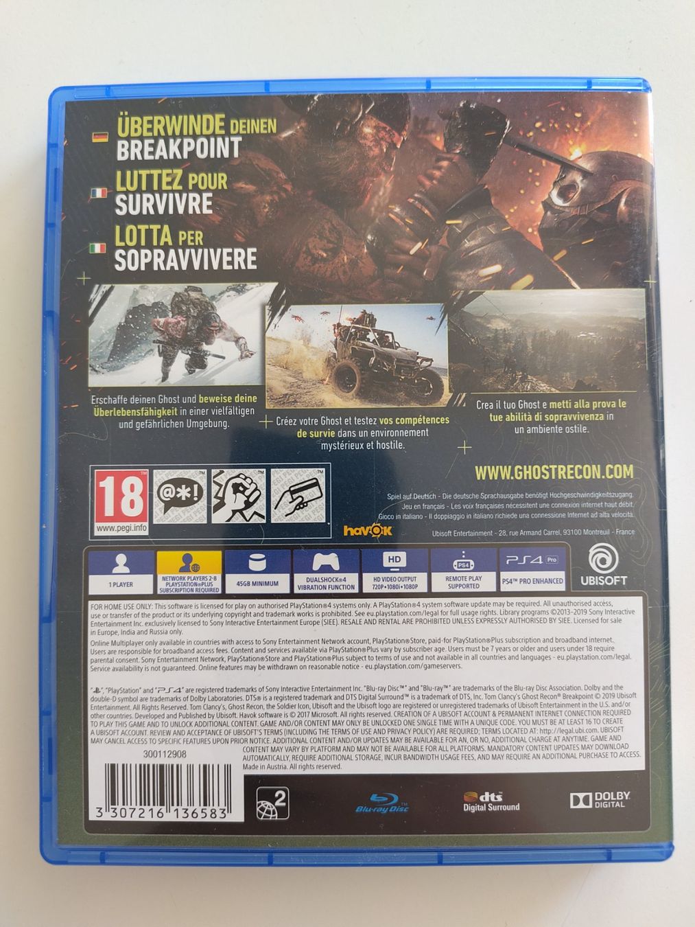 Sony Spiele: Tom Clancy's Ghost Recon Breakpoint – PS4 – Neu (gemäss Beschreibung) aus Glattpark (Opfikon) von MRiva 1