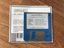 Yamaha SY77 Voice Library "European Collection 320"