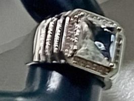 ring modeschmuck mit kristall