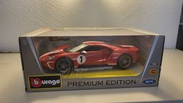 Burago Ford GT 2017 Premium Edition 1/18 rot neu