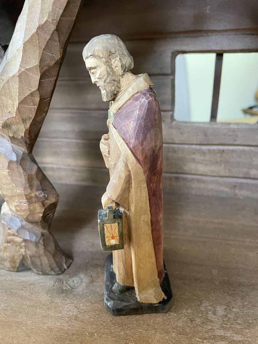 Statuette: Josef mit Laterne E. Thomann Brienz – Usato da Flawil venduto da Naphtali 2