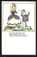 Robert Philippi: Mann mit Blumenstrauss 