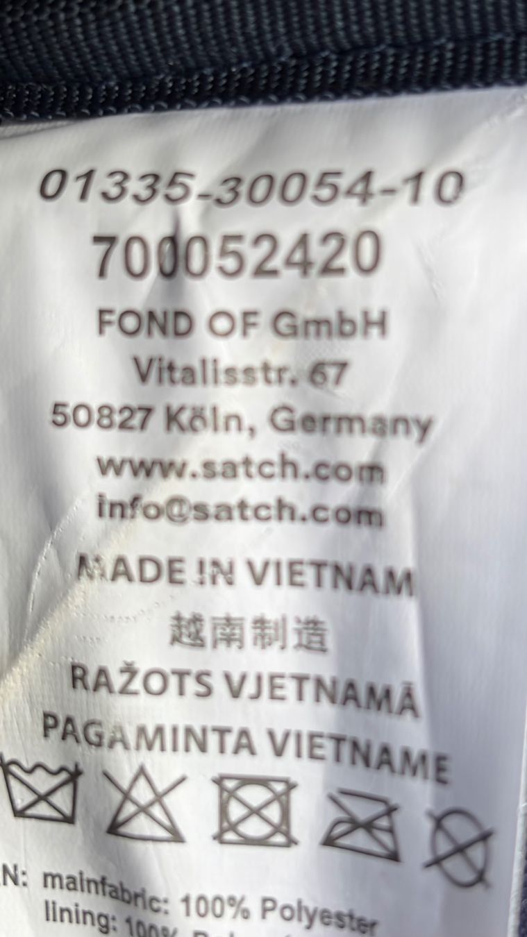 Satch Borse & Zaini: Satch Pack Schulrucksack 3-teilig Denim Blue – Nuovo (secondo la descrizione) da Arni AG venduto da CLIMBIM 6