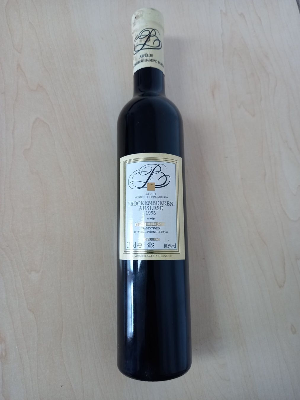 Vino: Trockenbeerenauslese – Nuovo e nell'imballaggio originale da Bonaduz venduto da Motz