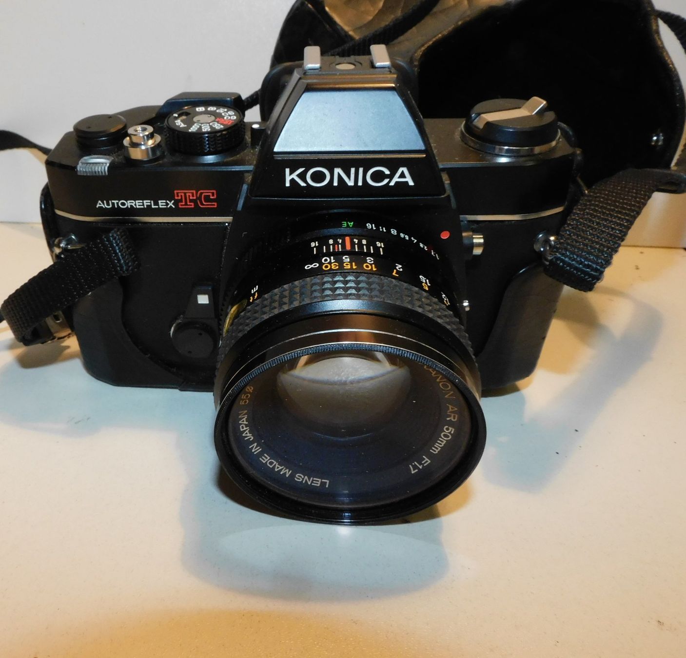 Konica Kamera: Fotoausrüstung Konica Autoreflex TC mit 2 Objektiven – Gebraucht aus Sursee von 76 4