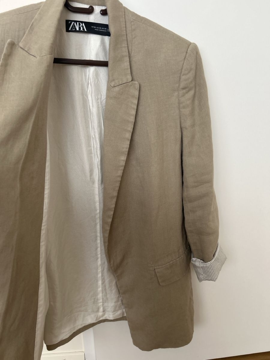 Zara Giacche: Zara Leinen Blazer XS/S - Oversize – Usato da Birmenstorf AG venduto da Reninata 1