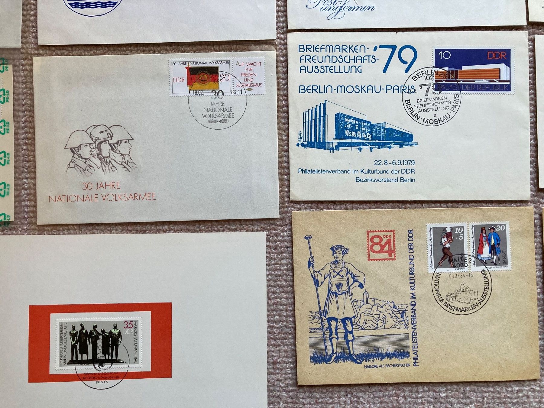 Tutti i francobolli: Sonderbriefe, Briefmarken DDR – Nuovo (secondo la descrizione) da Lütisburg venduto da wiesenpippau 4