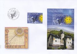 1412 + 1412A FDC mit Vollstempel Sierre 24.11.11